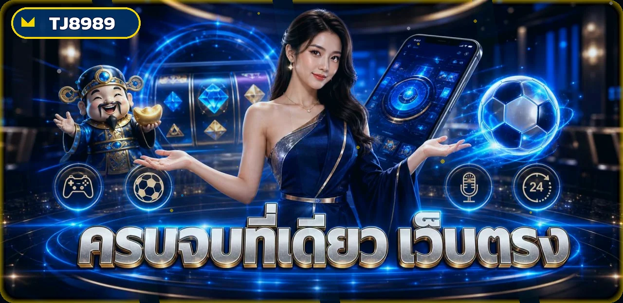 แบนเนอร์ TJ8989 เว็บตรงและบริการบนมือถือ
